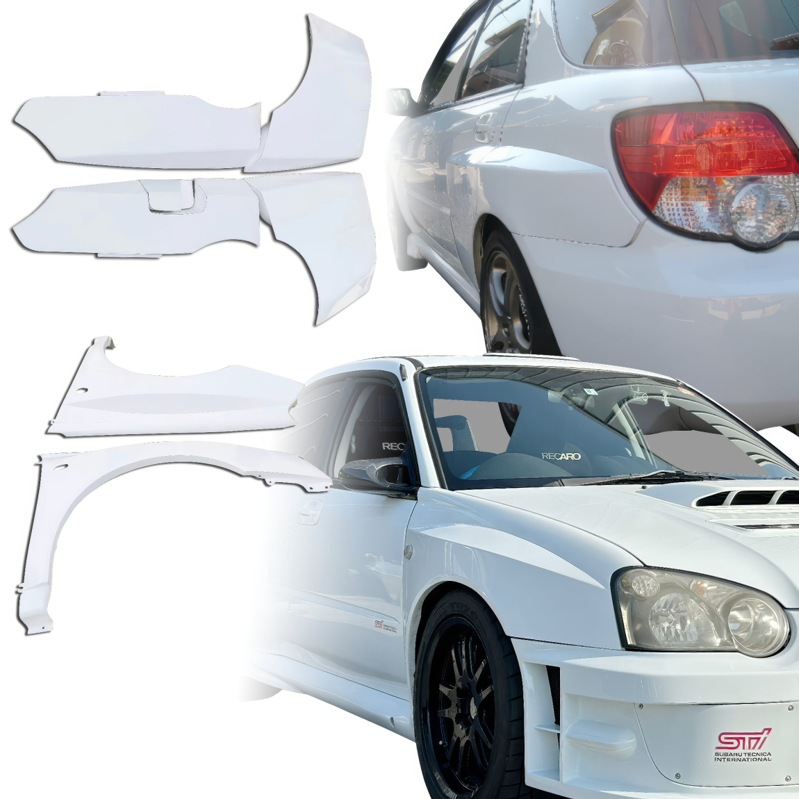 All kind of body kits for Subaru Impreza 2004. Exterior/Fenders 