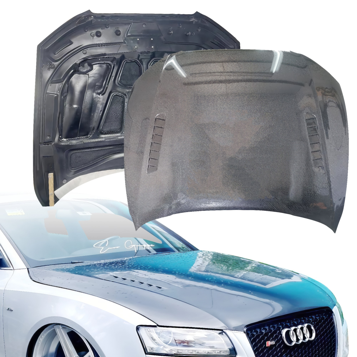 All kind of body kits for Audi A5 2008. Exterior/Hoods 