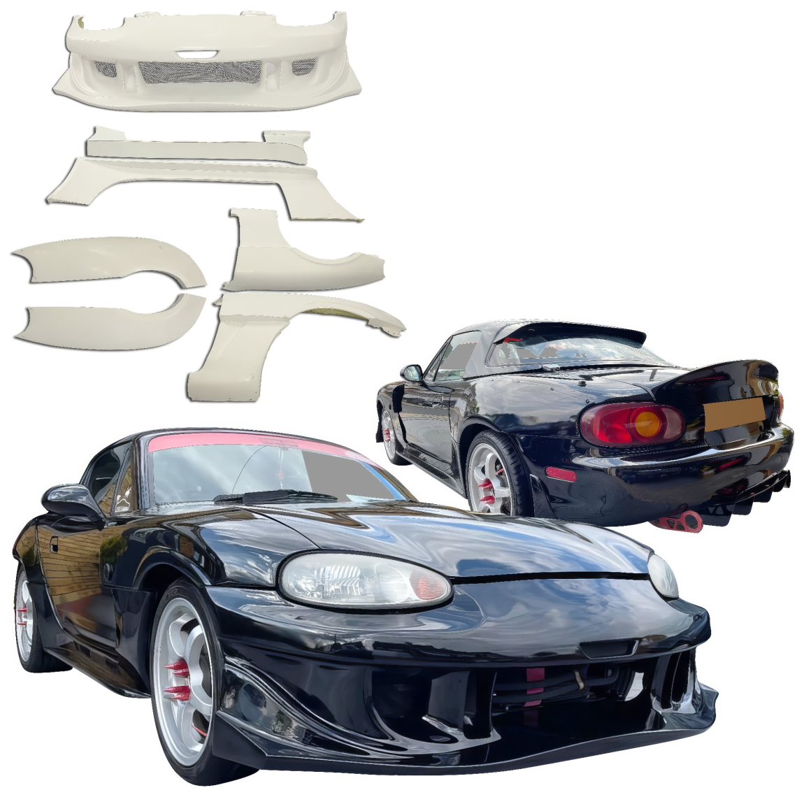 All kind of body kits for Mazda Miata 1998. Exterior/Complete Body Kits 