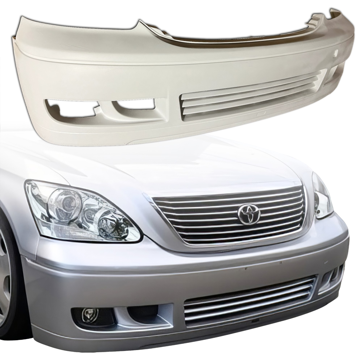 All kind of body kits for Lexus LS430 2004. Exterior/Front Bumpers or Lips 