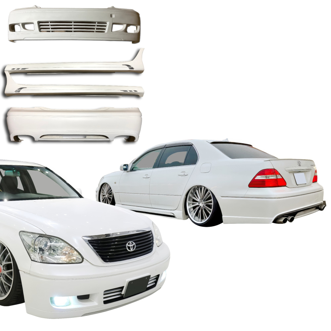 All kind of body kits for Lexus LS430 2004. Exterior/Complete Body Kits 