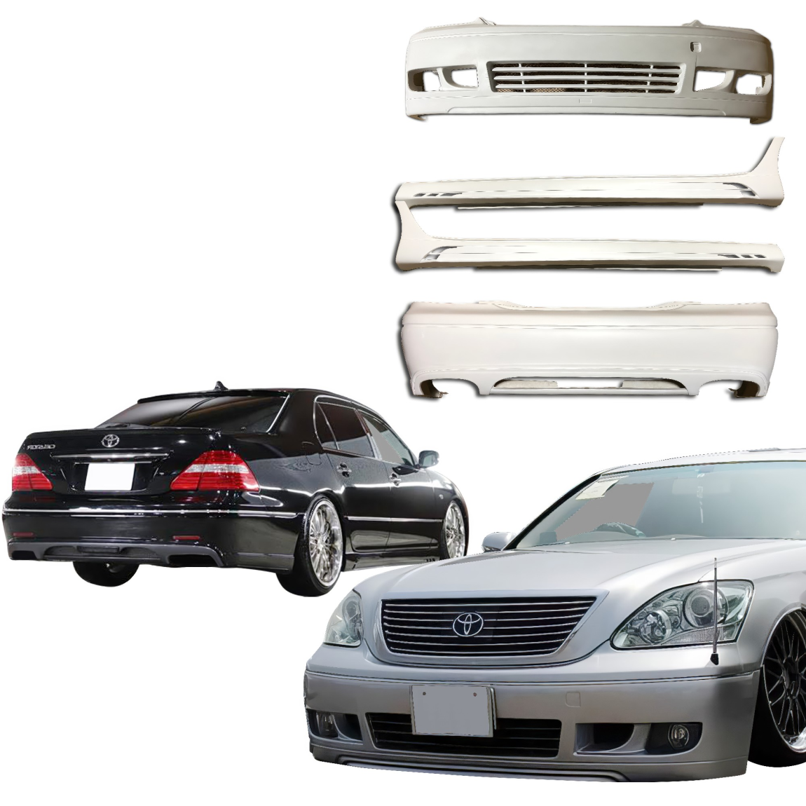 All kind of body kits for Lexus LS430 2004. Exterior/Complete Body Kits 