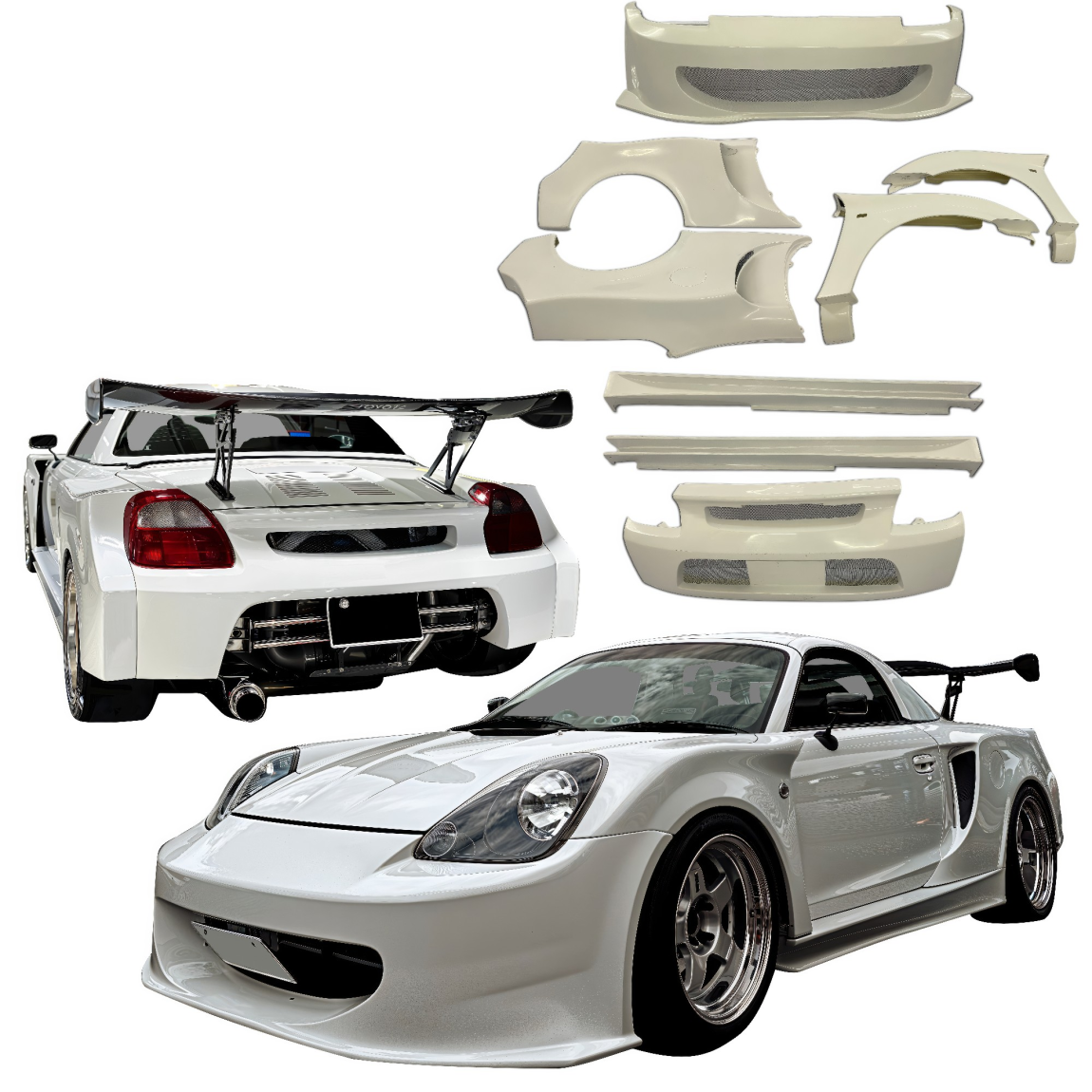 All kind of body kits for Toyota MR2 2000. Exterior/Complete Body Kits 