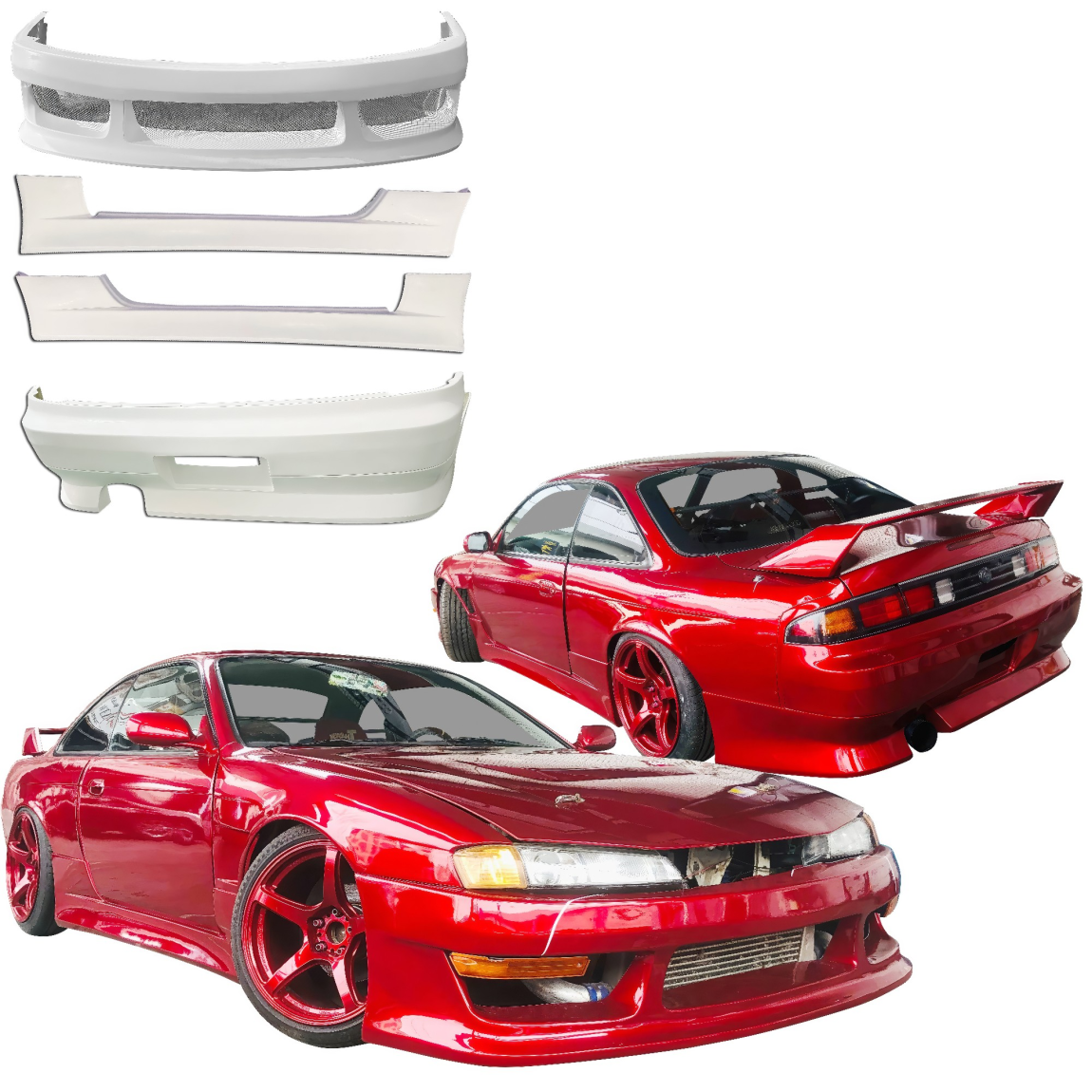 All kind of body kits for Nissan 240SX 1997. Exterior/Complete Body Kits 