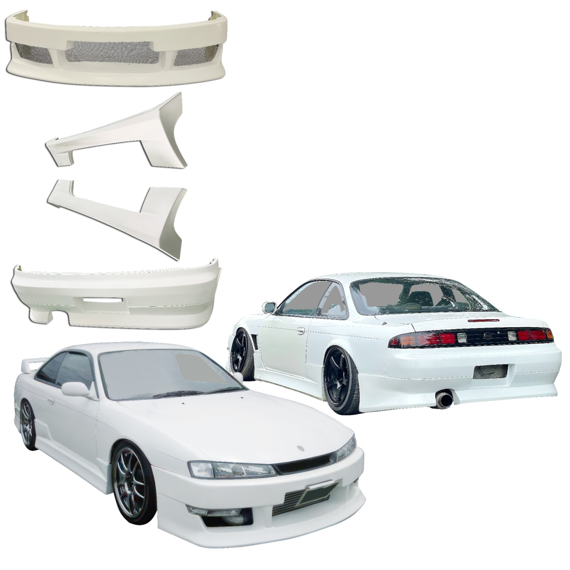 All kind of body kits for Nissan 240SX 1997. Exterior/Complete Body Kits 