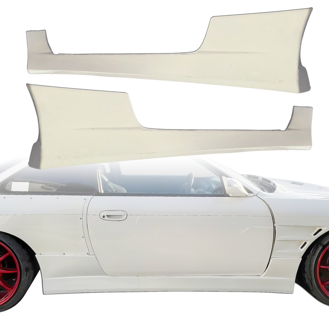 All kind of body kits for Nissan 240SX 1995. Exterior/Side Skirts 