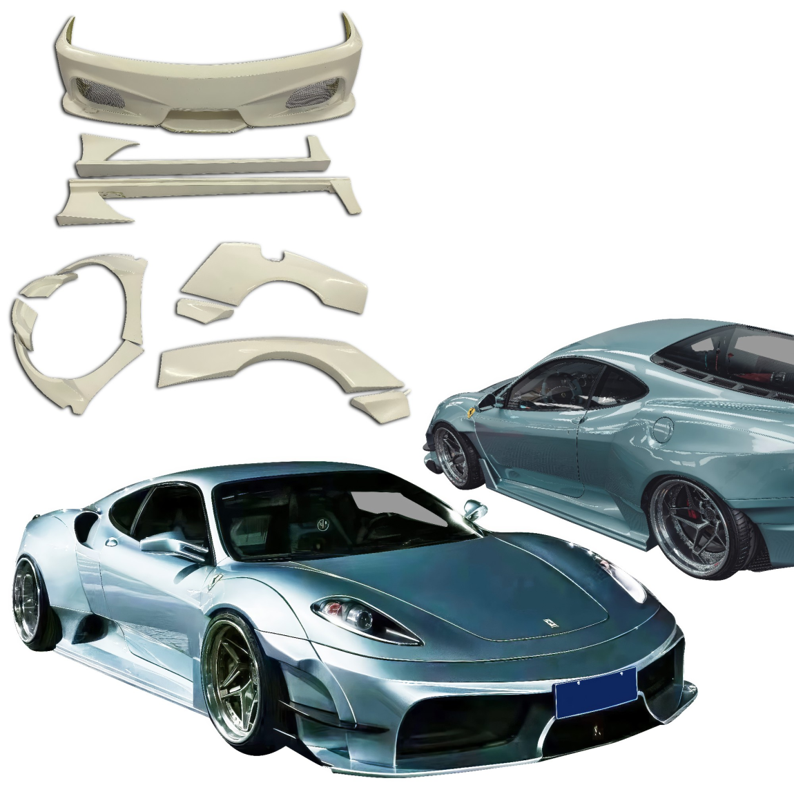 All kind of body kits for Ferrari 430 2005. Exterior/Complete Body Kits 