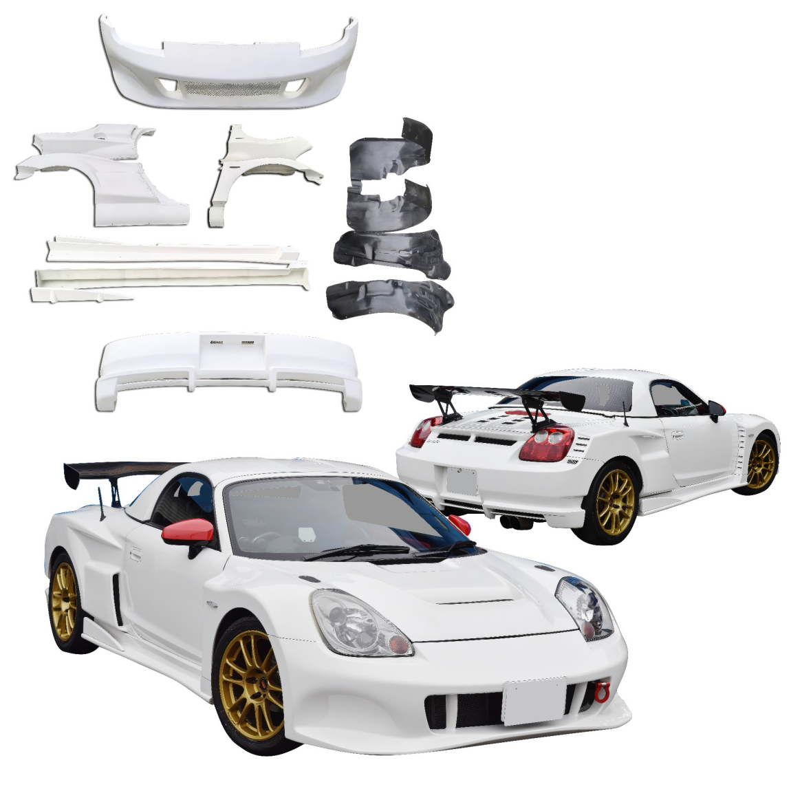 All kind of body kits for Toyota MR2 2000. Exterior/Complete Body Kits 