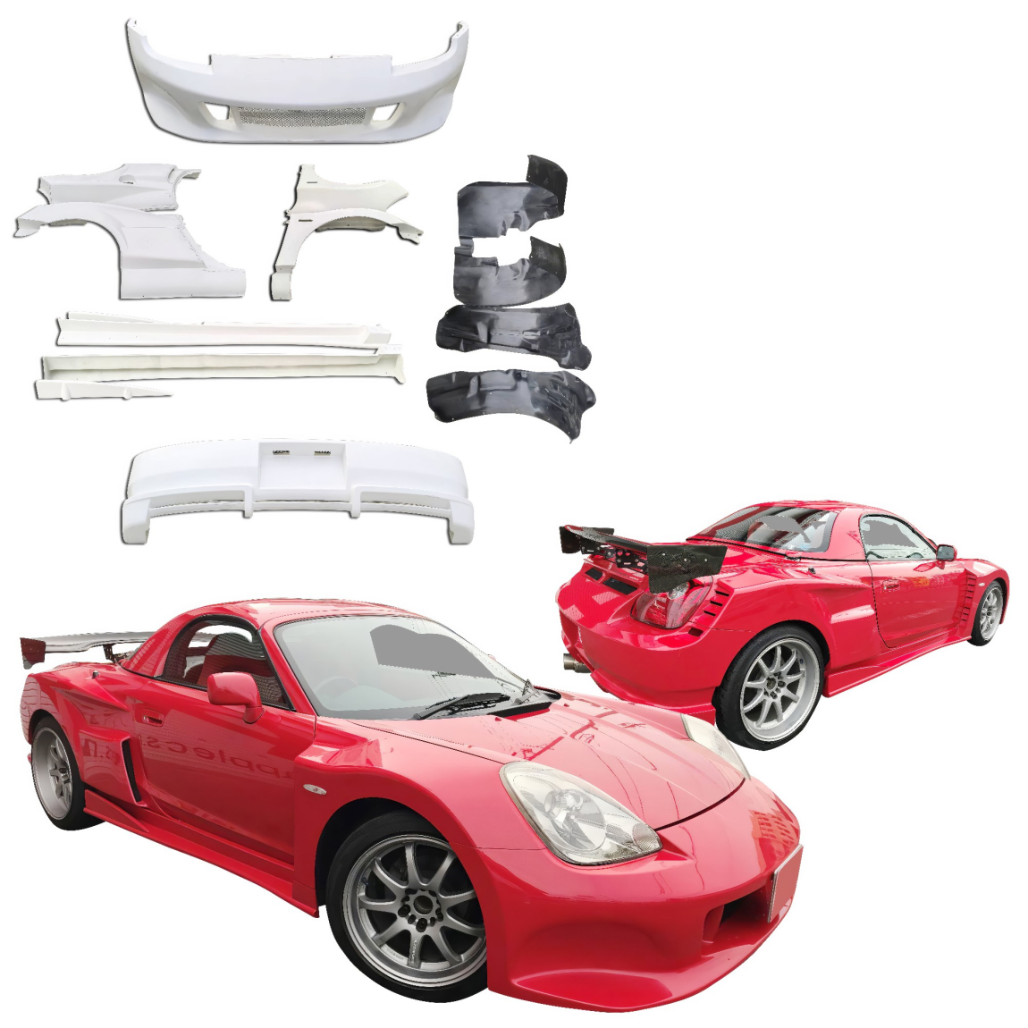 All kind of body kits for Toyota MR2 2000. Exterior/Complete Body Kits 