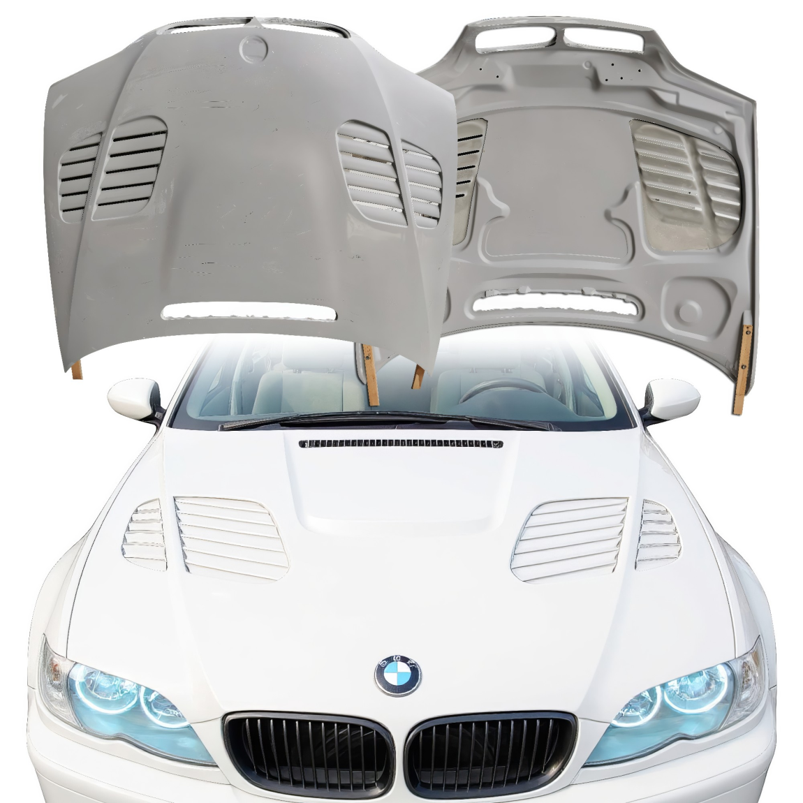 All kind of body kits for BMW M3 2001. Exterior/Hoods 