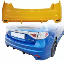 FRP ING Rear Bumper > Subaru WRX (GH) 2011-2014 > 5dr Hatchback image - 2