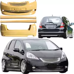 FRP NOBL Body Kit 4pc > Honda Fit 2009-2013 image - 1