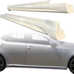 ModeloDrive FRP WAL Side Skirts > Lexus IS250 2006-2013 > 4-Door Sedan image - 1