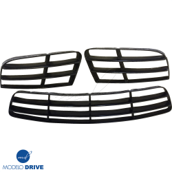 ModeloDrive FRP MASO Front Lower Grilles 3pc > Porsche 911 (997) 2005-2011 image - 2