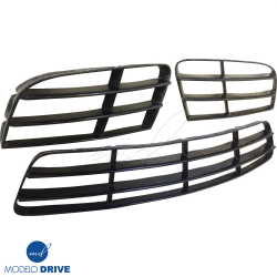 ModeloDrive FRP MASO Front Lower Grilles 3pc > Porsche 911 (997) 2005-2011 image - 3