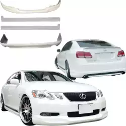 FRP ING Body Kit 4pc > Lexus GS300 2006-2007 image - 3