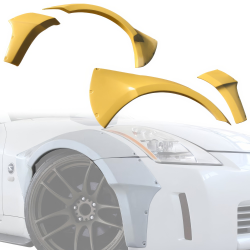 ModeloDrive FRP SDAS Wide Body 45mm Fender Flares (front) 4pc > Nissan 350Z (Z33) 2003-2008 image - 28