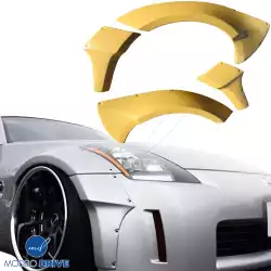 FRP SDAS Wide Body 45mm Fender Flares (front) 4pc > Nissan 350Z (Z33) 2003-2008 image - 54