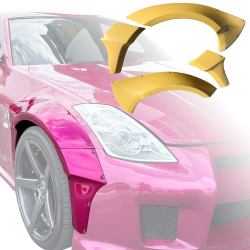 ModeloDrive FRP SDAS Wide Body 45mm Fender Flares (front) 4pc > Nissan 350Z (Z33) 2003-2008 image - 1