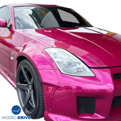 ModeloDrive FRP SDAS Wide Body 45mm Fender Flares (front) 4pc > Nissan 350Z (Z33) 2003-2008 image - 2