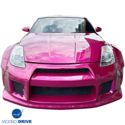 ModeloDrive FRP SDAS Wide Body 45mm Fender Flares (front) 4pc > Nissan 350Z (Z33) 2003-2008 image - 3