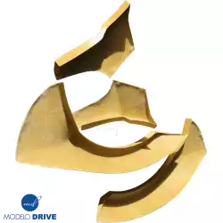 FRP SDAS Wide Body 45mm Fender Flares (front) 4pc > Nissan 350Z (Z33) 2003-2008 image - 14