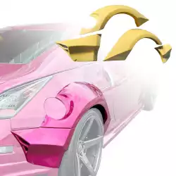 FRP SDAS Wide Body 60mm Fender Flares (rear) 4pc > Nissan 350Z (Z33) 2003-2008 image - 1