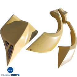 ModeloDrive FRP SDAS Wide Body 60mm Fender Flares (rear) 4pc > Nissan 350Z (Z33) 2003-2008 image - 10