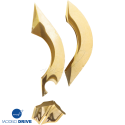 ModeloDrive FRP SDAS Wide Body 60mm Fender Flares (rear) 4pc > Nissan 350Z (Z33) 2003-2008 image - 15