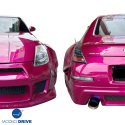 ModeloDrive FRP SDAS Wide Body Fender Flares Set 8pc > Nissan 350Z (Z33) 2003-2008 image - 2
