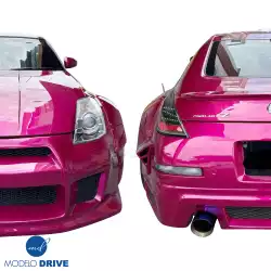 FRP SDAS Wide Body Fender Flares Set 8pc > Nissan 350Z (Z33) 2003-2008 image - 2