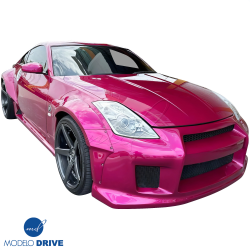 ModeloDrive FRP SDAS Wide Body Fender Flares Set 8pc > Nissan 350Z (Z33) 2003-2008 image - 4