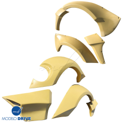 ModeloDrive FRP SDAS Wide Body Fender Flares Set 8pc > Nissan 350Z (Z33) 2003-2008 image - 8