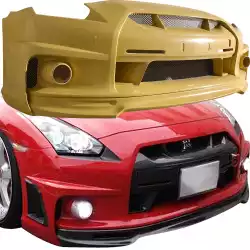 FRP WAL BISO Front Bumper > Nissan GT-R GTR (R35) 2009-2015 image - 1
