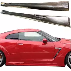 FRP WAL BISO Side Skirts > Nissan GT-R GTR (R35) 2009-2015 image - 1
