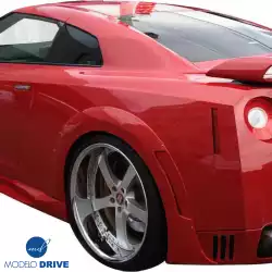 FRP WAL BISO Wide Body Fender Flares (rear) > Nissan GT-R GTR (R35) 2009-2015 image - 3