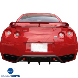 ModeloDrive FRP WAL BISO Rear Diffuser /w fins > Nissan GT-R GTR (R35) 2009-2015 image - 3