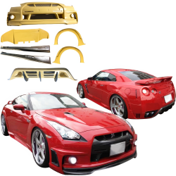 ModeloDrive FRP WAL BISO Body Kit > Nissan GT-R GTR (R35) 2009-2015 image - 1
