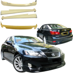 ModeloDrive FRP ING Body Kit 4pc > Lexus IS250 2006-2013 > 4-Door Sedan image - 1