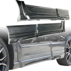 ModeloDrive FRP WAL BISO Side Skirts & Door Caps 6pc > Lexus RX350 2010-2013 image - 1