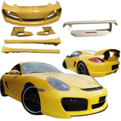 ModeloDrive FRP TART Body Kit w Wing 4pc > Porsche Cayman (987) 2006-2008 image - 1