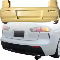 FRP HL Wide Body Rear Bumper > Mitsubishi Lancer 2010-2015 image - 14
