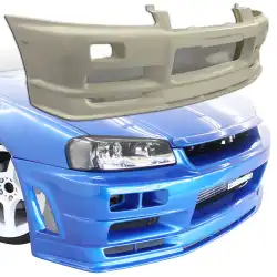 FRP URA TR Front Bumper > Nissan Skyline (R34) GTT 1999-2004 > 2/4dr image - 1