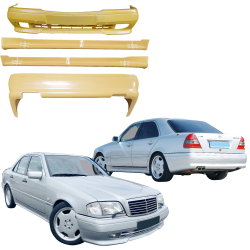 ModeloDrive FRP AMGe Body Kit 4pc > Mercedes-Benz C-Class (W202) 1994-2000 > 4-Door Sedan image - 4