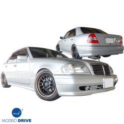 ModeloDrive FRP AMGe Body Kit 4pc > Mercedes-Benz C-Class (W202) 1994-2000 > 4-Door Sedan image - 6
