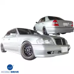 FRP AMGe Body Kit 4pc > Mercedes-Benz C-Class (W202) 1994-2000 > 4-Door Sedan image - 6