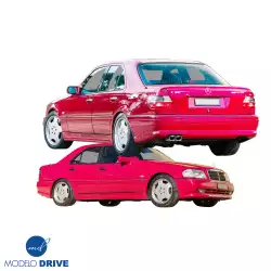 FRP AMGe Body Kit 4pc > Mercedes-Benz C-Class (W202) 1994-2000 > 4-Door Sedan image - 3