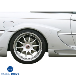 ModeloDrive FRP LDES Wide Body Fender Flares (rear) > BMW 3-Series (E46) 1999-2005 > 2dr image - 4