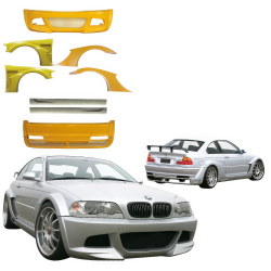 ModeloDrive FRP LDES Wide Body Kit 8pc > BMW 3-Series (E46) 1999-2005 > 2dr image - 4