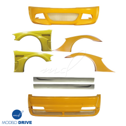 ModeloDrive FRP LDES Wide Body Kit 8pc > BMW 3-Series (E46) 1999-2005 > 2dr image - 2
